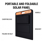 Jackery SolarSaga 100W JKY-SOLAR100W 太陽能板：24.3%高效轉換、輕便可折疊、IP65防水